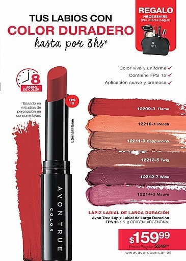 Fashion Labiales avon "true" lápiz 