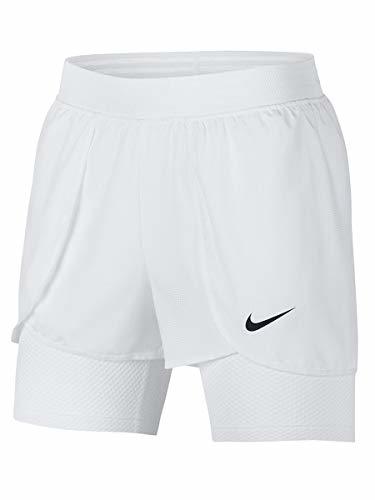 Fitness Nike Womens Dri-Fit Flex Bliss 2-in-1 Training Shorts White