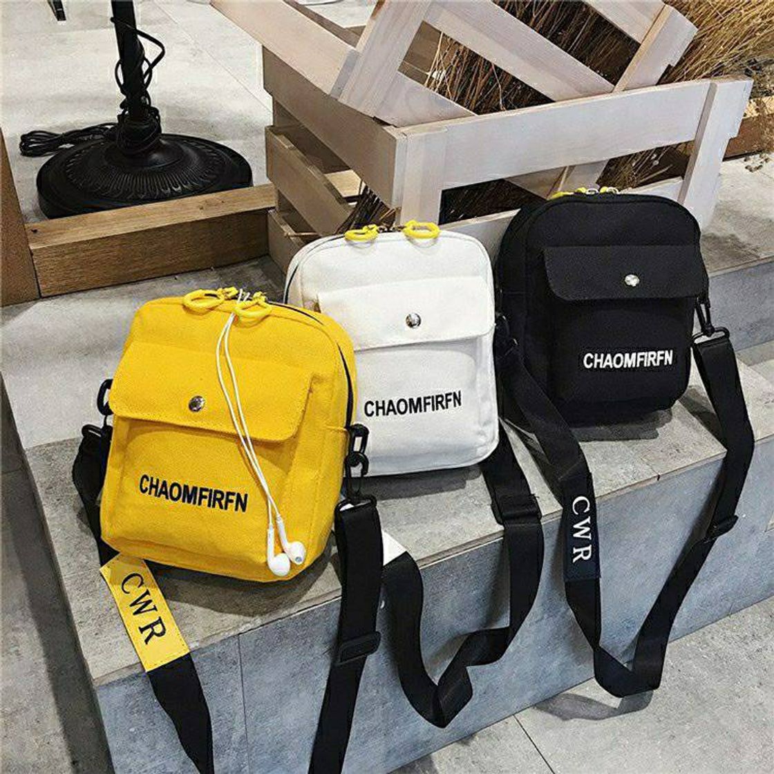 Social Bolsa de Ombro de Lona Moderna com Opção de Diversas Cores