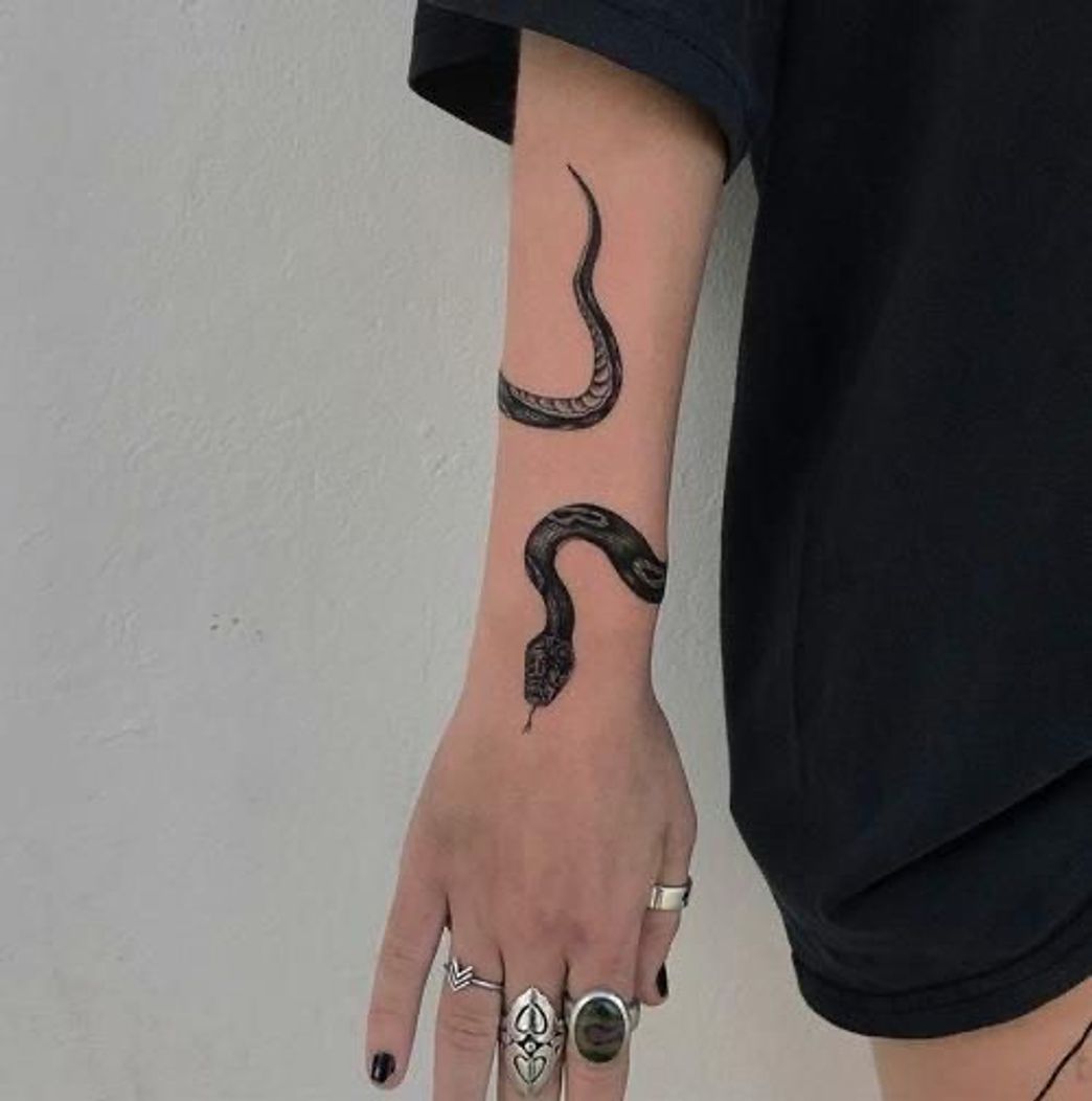 Social Snake tattoo