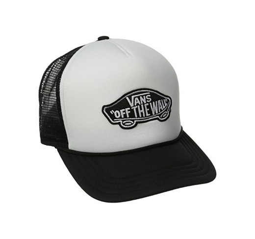 Vans Herren Classic Patch Trucker Baseball Cap, Weiß