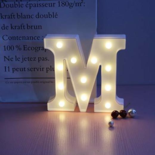 DON LETRA Letras Luminosas Decorativas con Luces LED