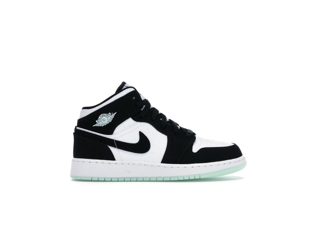 Jordan 1 Mid White Black Teal Tint