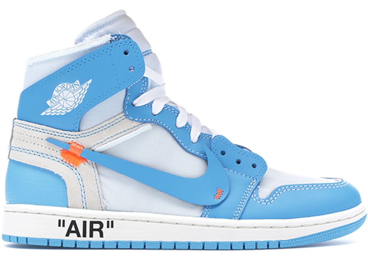 Moda Jordan 1 Retro High Off-White University Blue - AQ0818-148