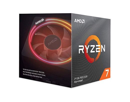 AMD Ryzen 7 3700X - Procesador con disipador de calor Wraith Prism