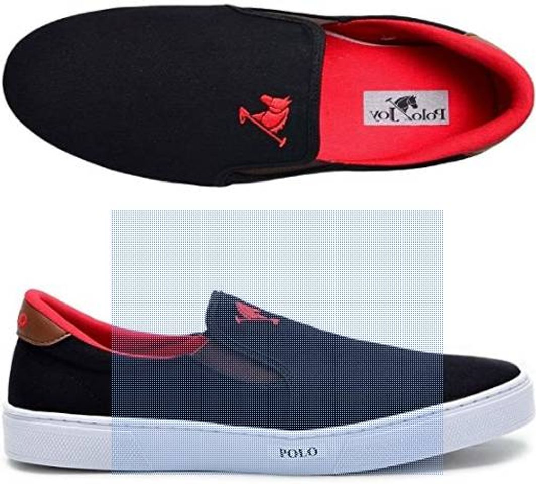 Moda Tenis Masculino Sapato Polo Joy Iate Com Elástico Cores