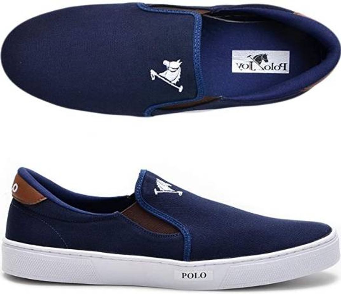 Moda Tenis Masculino Sapato Polo Joy Iate Com Elástico Cores