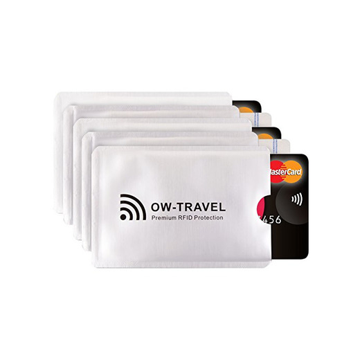 Bloqueo RFID - ANTI FRAUDE - Protectores para Tarjetas de Crédito Débito