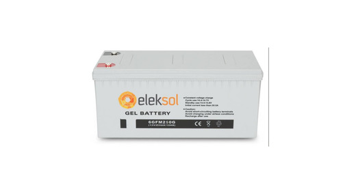 Batería gel 12V/250Ah Eleksol M8