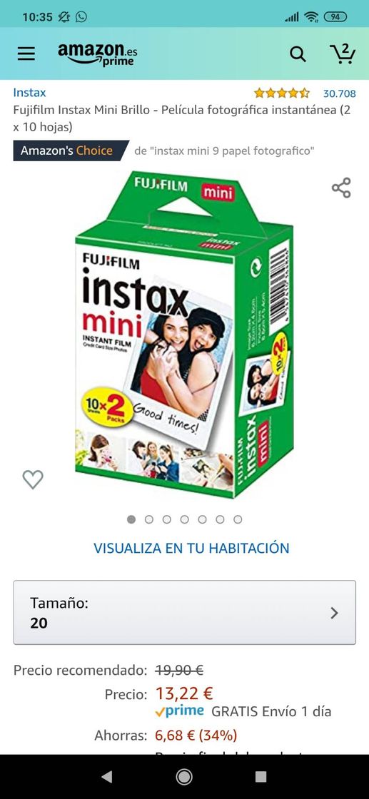 Products Carrete instax mini 9