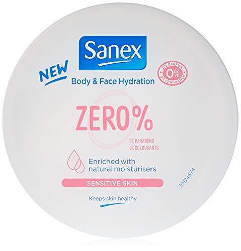 Belleza Sanex - Crema corporal 0% para pieles sensibles