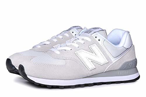 Moda New Balance 574 Mujer Zapatillas Blanco