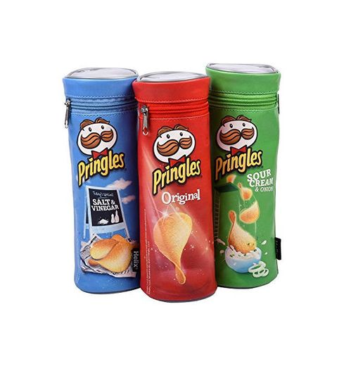 Bargain Gateway – Pringles lápiz Casos de Helix – Pack de todos los 3 'de sabores