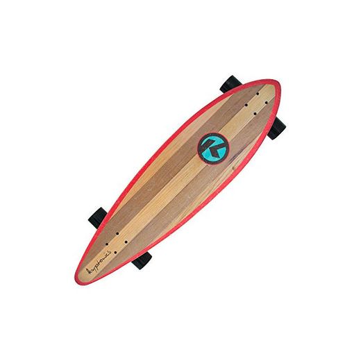 Kryptonics Longboard Through - Monopatín con rodamientos ABEC 5