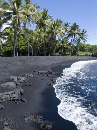 Lugar Punaluu Black Sand Beach