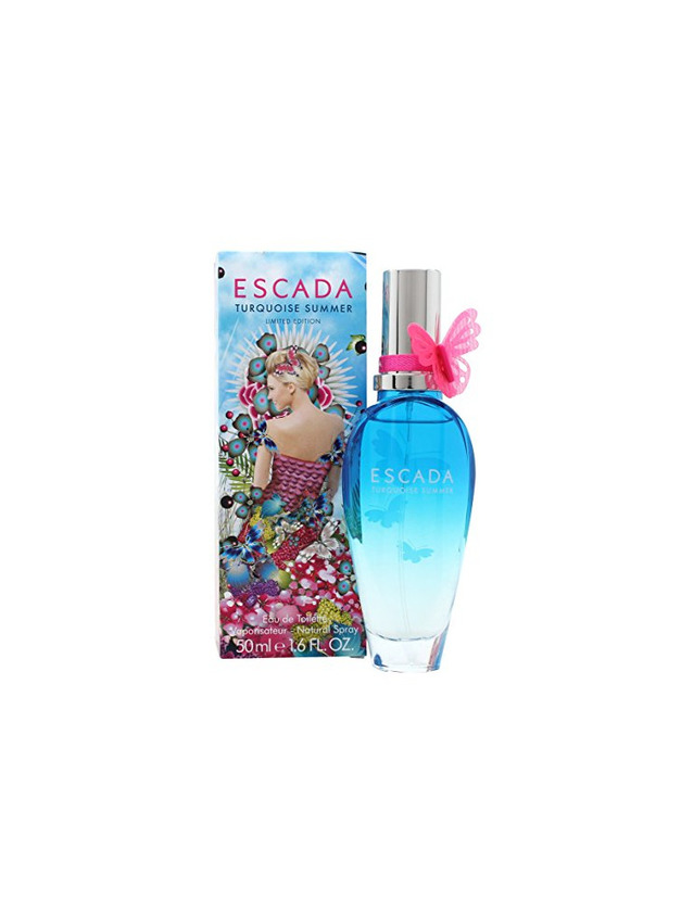 Social Escada edición limitada turquesa verano Eau de Toilette con vaporizador 50 ml
