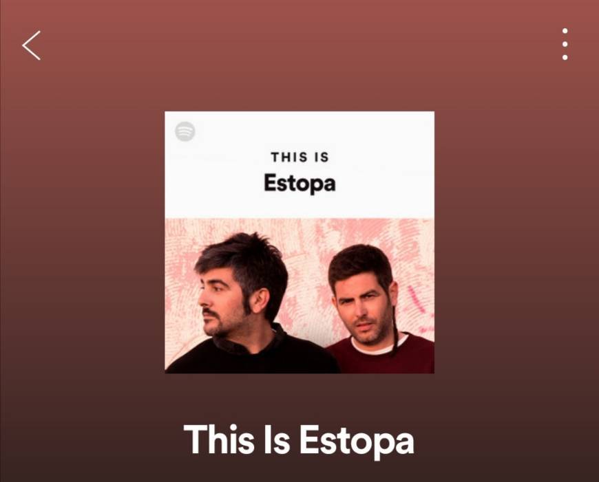 Canción Playlist Estopa 