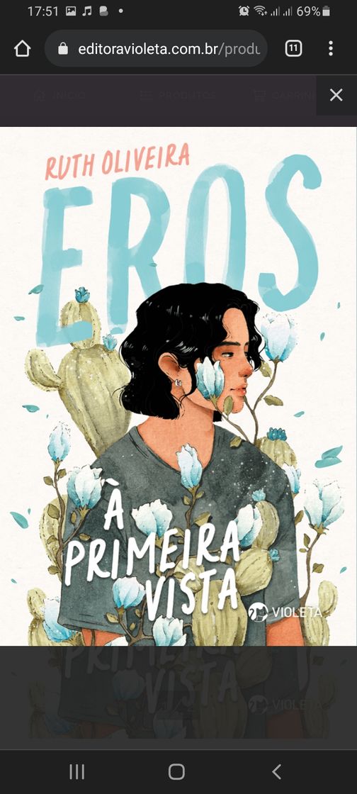 Book EROS - Volume 1: À Primeira Vista - Editora Violeta: 