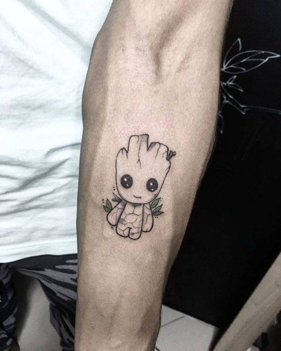 Moda Tatuagem Groot - Guardiões da Galáxia 