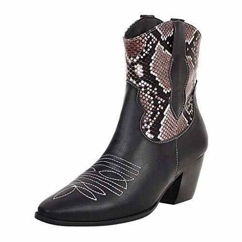 Fashion POLPqeD Botas Mujer Invierno 2018 Botines Botas Altas cuña Botines Altos Mujer