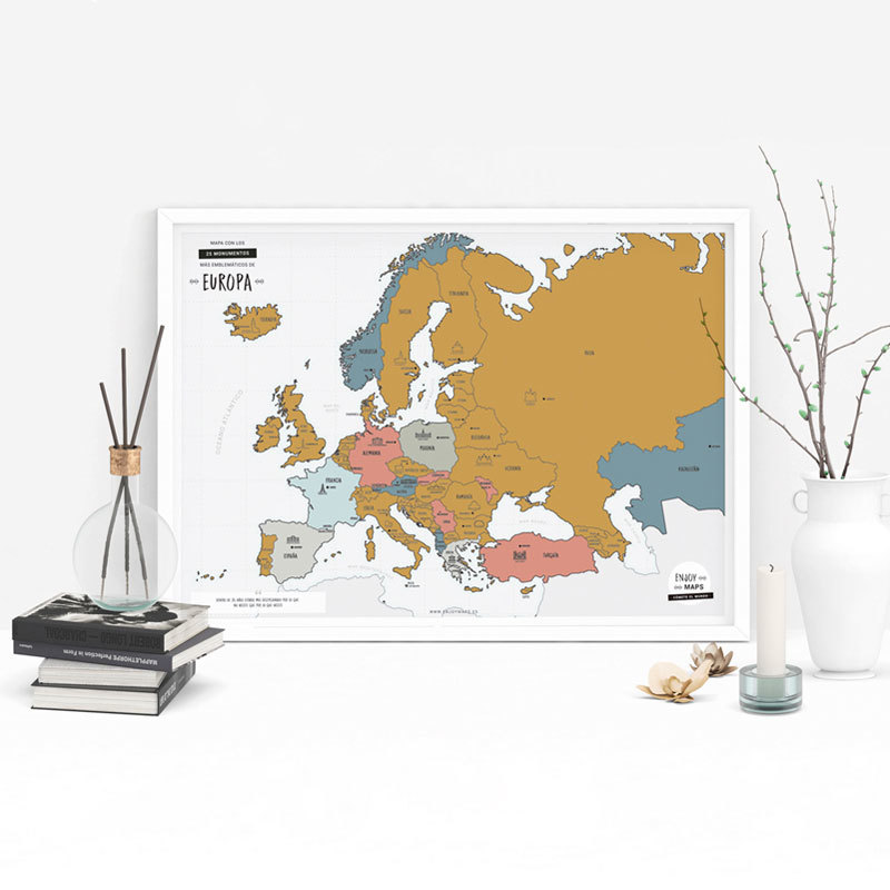 Product Mapa rascable de Europa