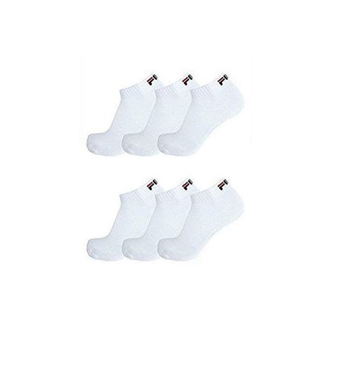Fila® - 6 pares de calcetines bajos deportivos Quarter Sneakers unisex