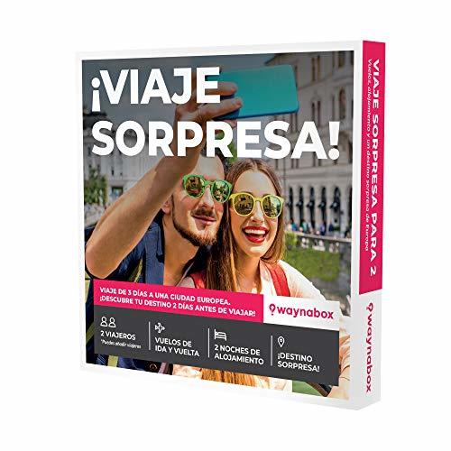 Social Caja Regalo para Dos- ¡Viaje Sorpresa para Dos Personas! Vuelos