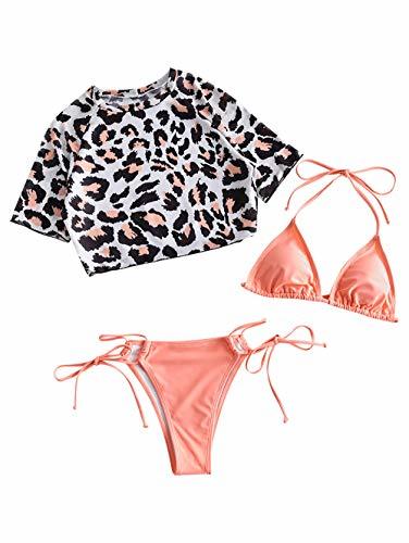 Producto ZAFUL - Conjunto de bikini de 3 piezas para mujer