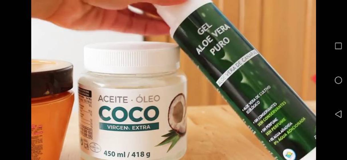 Moda ALOE VERA Y ACEITE DE COCO