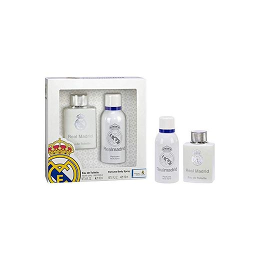 Real Madrid Set de Eau de Toilette para hombre y Spray de