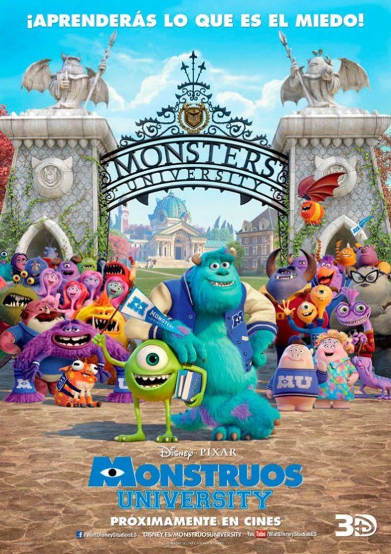 Película Monstruos University