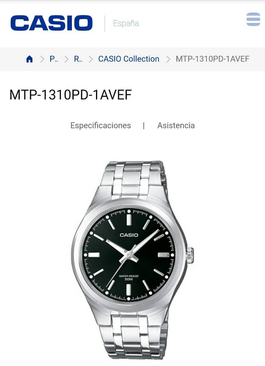 Productos Reloj Casio