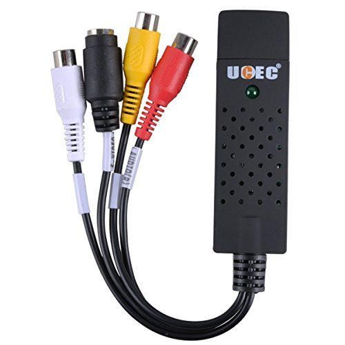 UCEC Capturadora de Video USB 2.0 Captura de Video y Audio con
