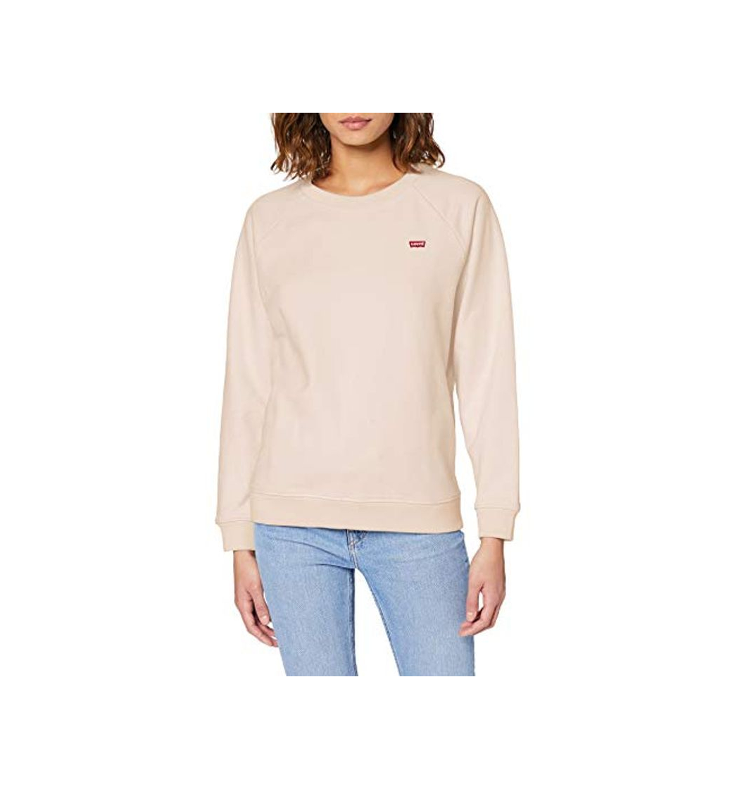 Moda Levi's Relaxed Crew New Sudadera, Rosa