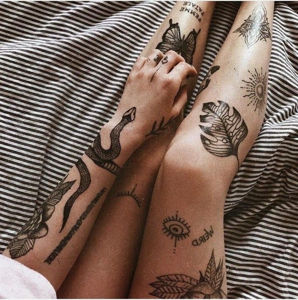 Fashion inspiração de tatuagens 