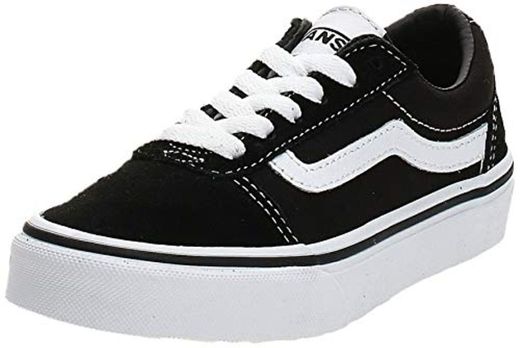 Vans Ward Suede/Canvas, Zapatillas Unisex niños, Negro