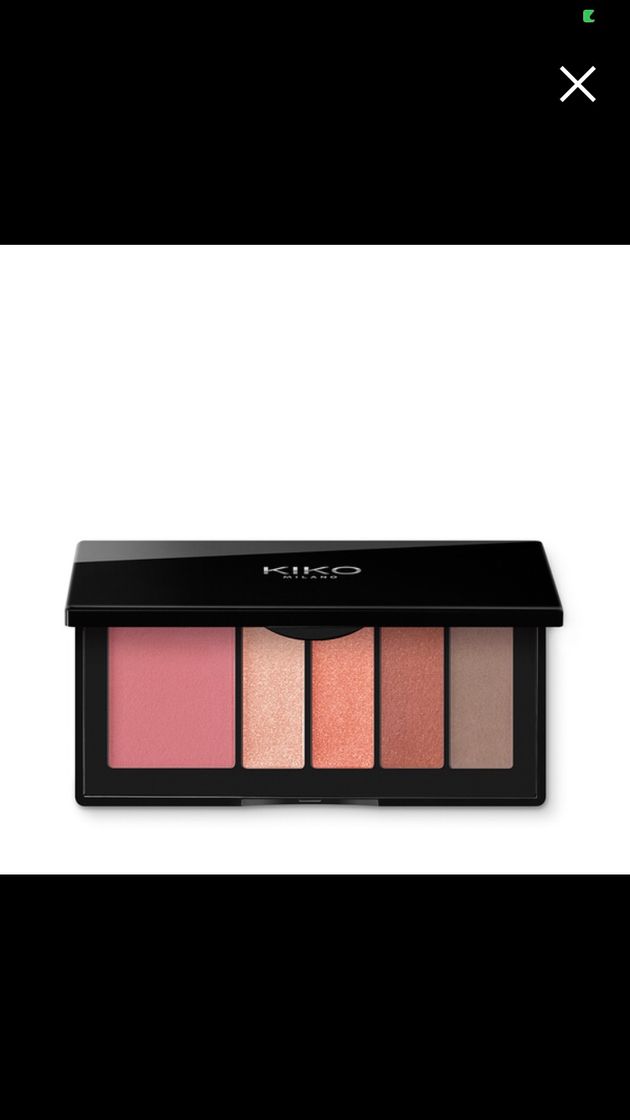 Belleza Paleta para ojos y rostro con 1 colorete y 4 sombras