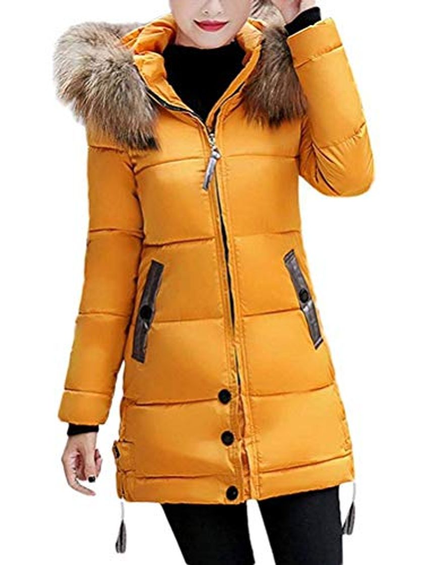 Moda Ericcay Chaqueta De Invierno Para festiva Invierno Chaqueta Ropa Mujer De Chaqueta De Plumón Larga Parka Chaqueta A Prueba De Viento Chaqueta Para Mujer Chaqueta Acolchada Cálida Ropa De Abrigo Gabard