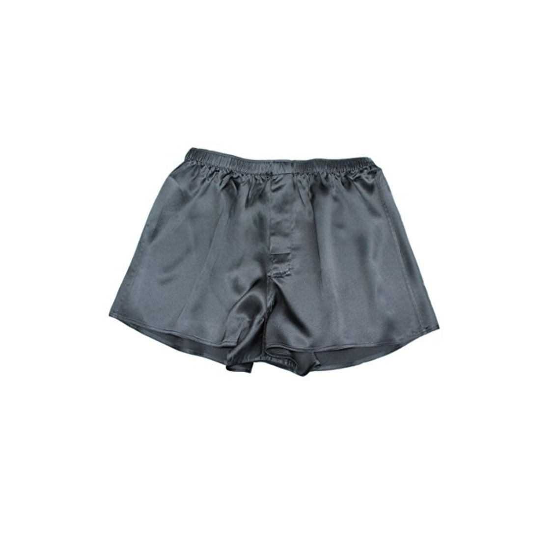 Moda Jasmine Seda Seda Pura Boxer Shorts Boxer Shorts Negro Medio