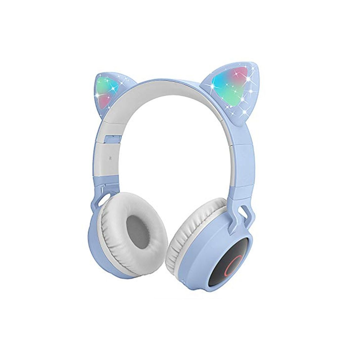 Producto Auriculares Bluetooth para niños Auriculares inalámbricos de Oreja de Gato con luz