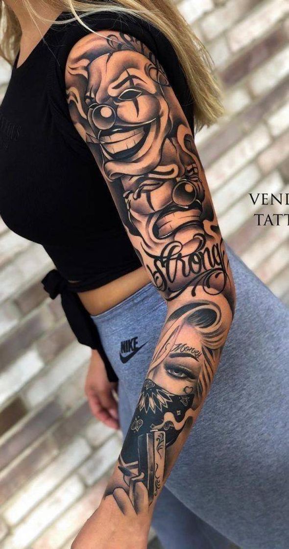 Fashion Tatuagem Feminina