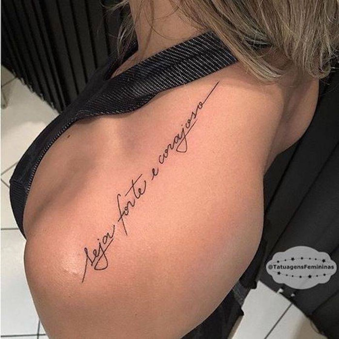 Fashion Tatuagem Feminina Frase