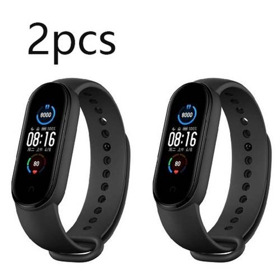 Moda Kit de 2 Smartbands M5