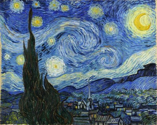 Noite estrelada- van gogh