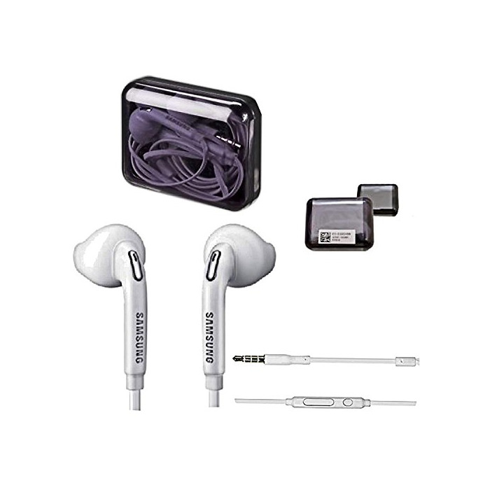 Electronic Samsung Teléfono móvil estéreo Premium Headset Jewel Case Box - Auriculares in-Ear - Manos Libres - En Color