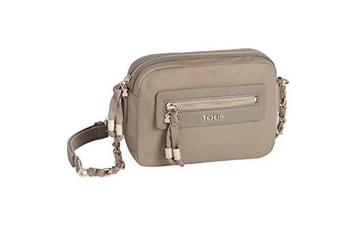 Fashion Tous Jacalanda Brunock Chain, Bolso Bandolera para Mujer, Beige