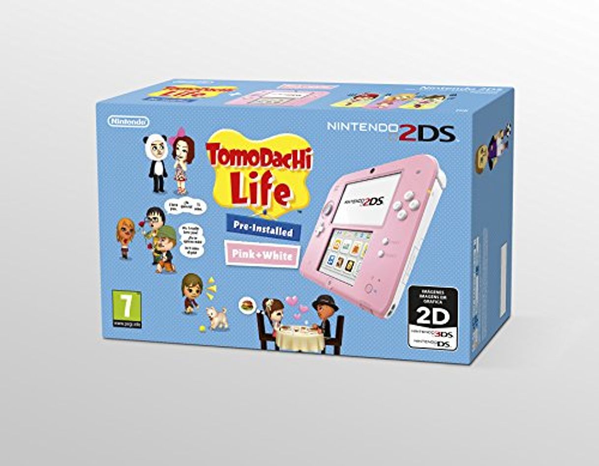 Social Nintendo 2DS - Consola, Color Rosa