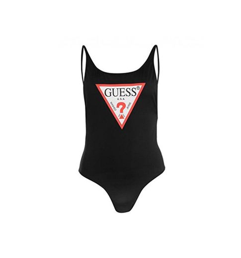 GUESS JEANS Swimsuit Logo Negro Mujer