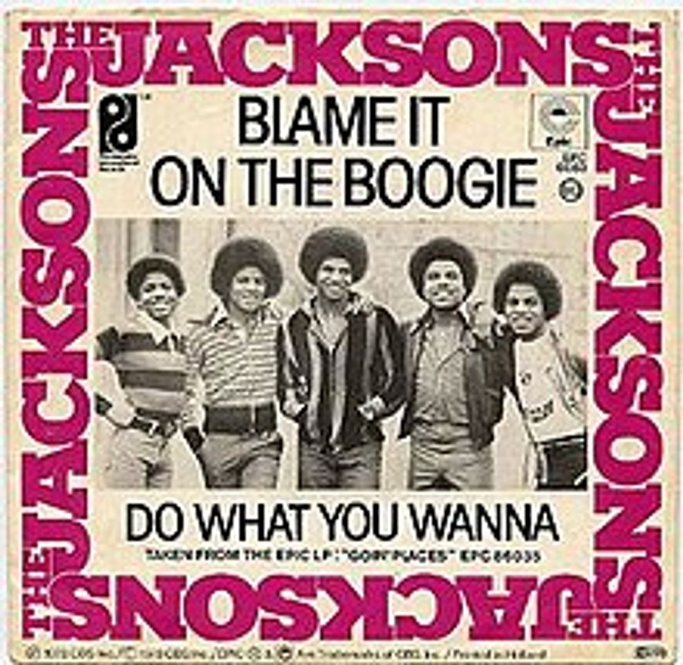 Canción Blame It on the Boogie