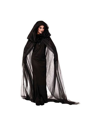 Disfraz Bruja Mujer para Halloween Vestido Vampiresa Novia Cadaver Cosplay